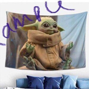 Baby Yoda Wall Hanging Decor